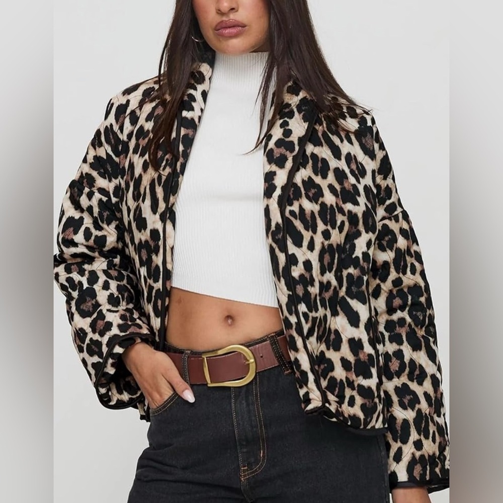 Leopard Print Women's Jacket